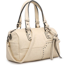 Load image into Gallery viewer, &quot;Angela&quot; barrel bag with stud detail