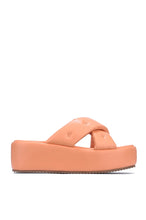 Load image into Gallery viewer, &quot;Lauder&quot; puffy strap slid on wedge sandals