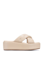 Load image into Gallery viewer, &quot;Lauder&quot; puffy strap slid on wedge sandals